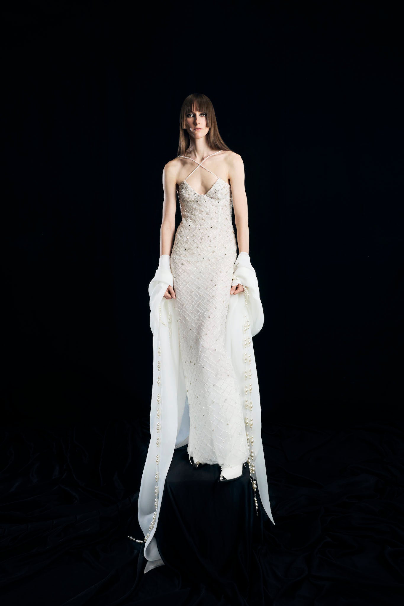 Embroidered Wedding Dress