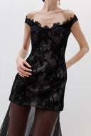 Lace And Chiffon Dress