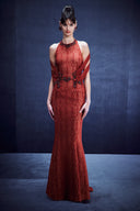 Backless Lace Dress