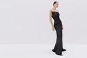 Lace Gown with Corset Detailing
