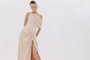 One Shoulder Draped Gown