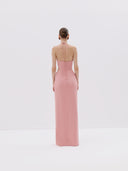 Cutout Halter Gown
