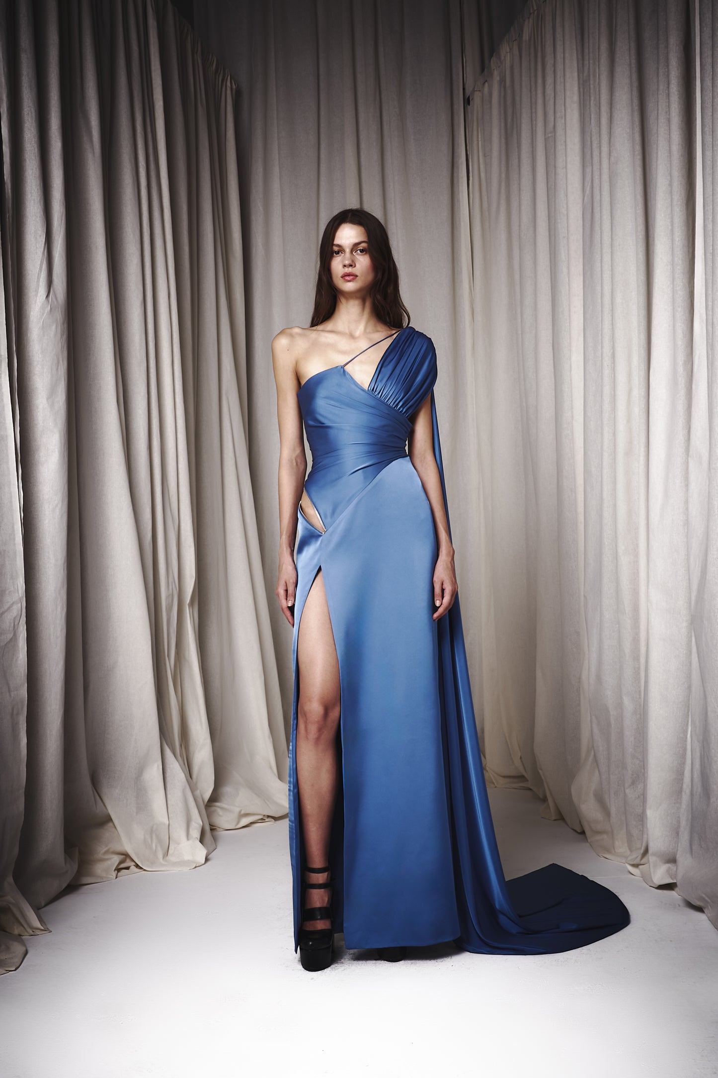 Draped Maxi Gown