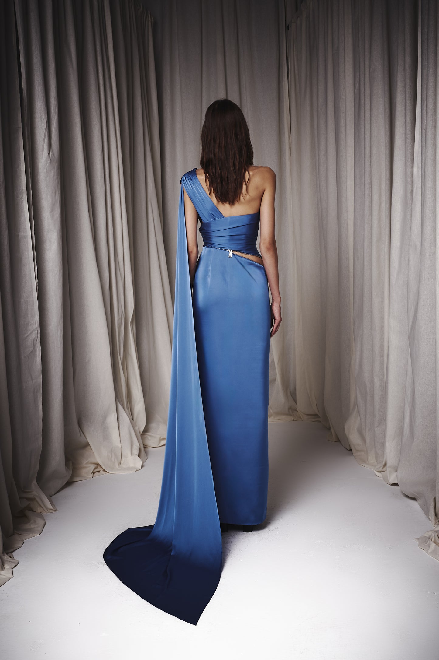 Draped Maxi Gown