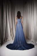 Corseted Chiffon Dress