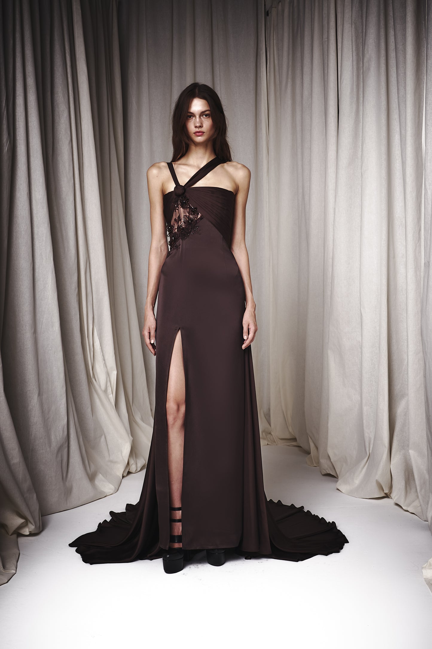 Maxi Dress with Tail