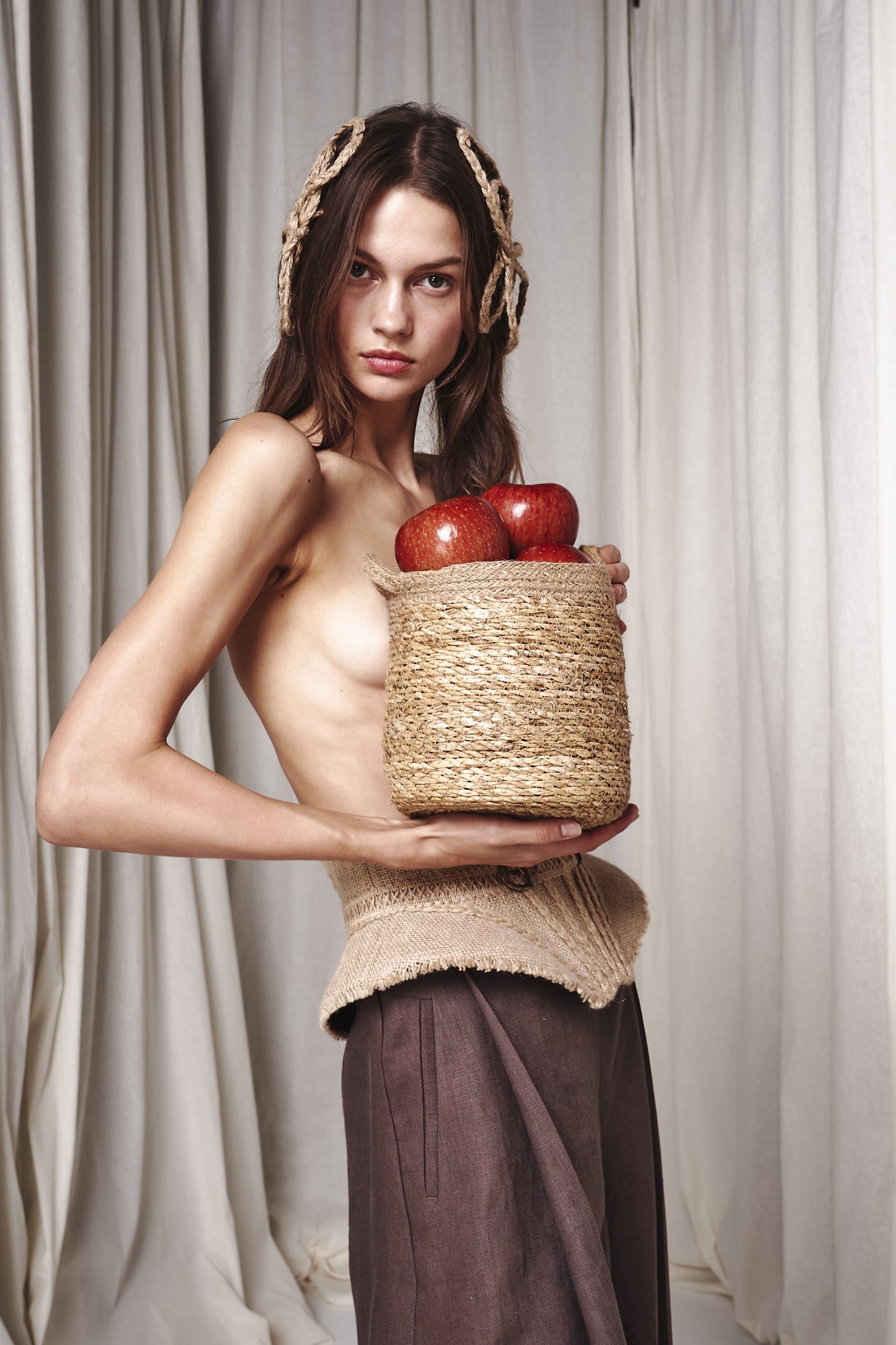 Linen Corset Pants
