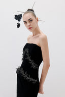 Velvet Sequin Maxi Dress