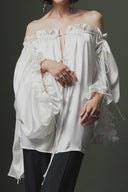 White Oversize Blouse