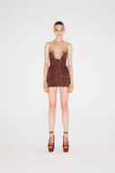 Hand Embroidered Mini Dress