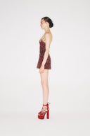 Hand Embroidered Mini Dress