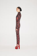 Embroidered Midi Dress