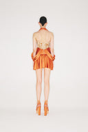 Halter Neck Corset Mini Dress