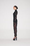 Gloved Midi Dress