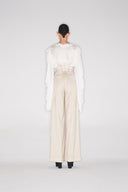 Beige Corset Pants
