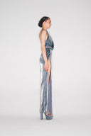 V-Neck Cut-Out Maxi Dress