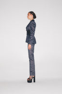 Wide Belted Suit