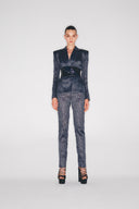 Wide Belted Suit