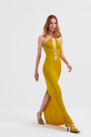 Halter Neck Maxi Dress