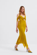 Off-To-Shoulder Midi Dress