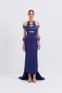 Cut-out Tube Midi Dress