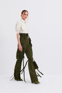 High Waisted Cargo Pants