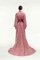Lace Corset Chiffon Dress
