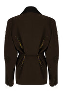 Emroidered Fitted Jacket