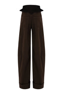 High-Waist Corset Trousers