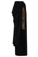 Draped Overlay Skirt