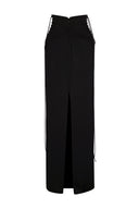 Corseted Satin Skirt