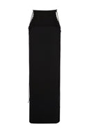 Corseted Satin Skirt