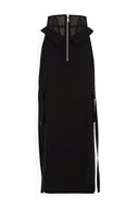 Boned Mesh Corset Skirt