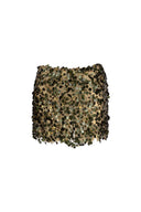 Emroidered Sequin Mini Skirt