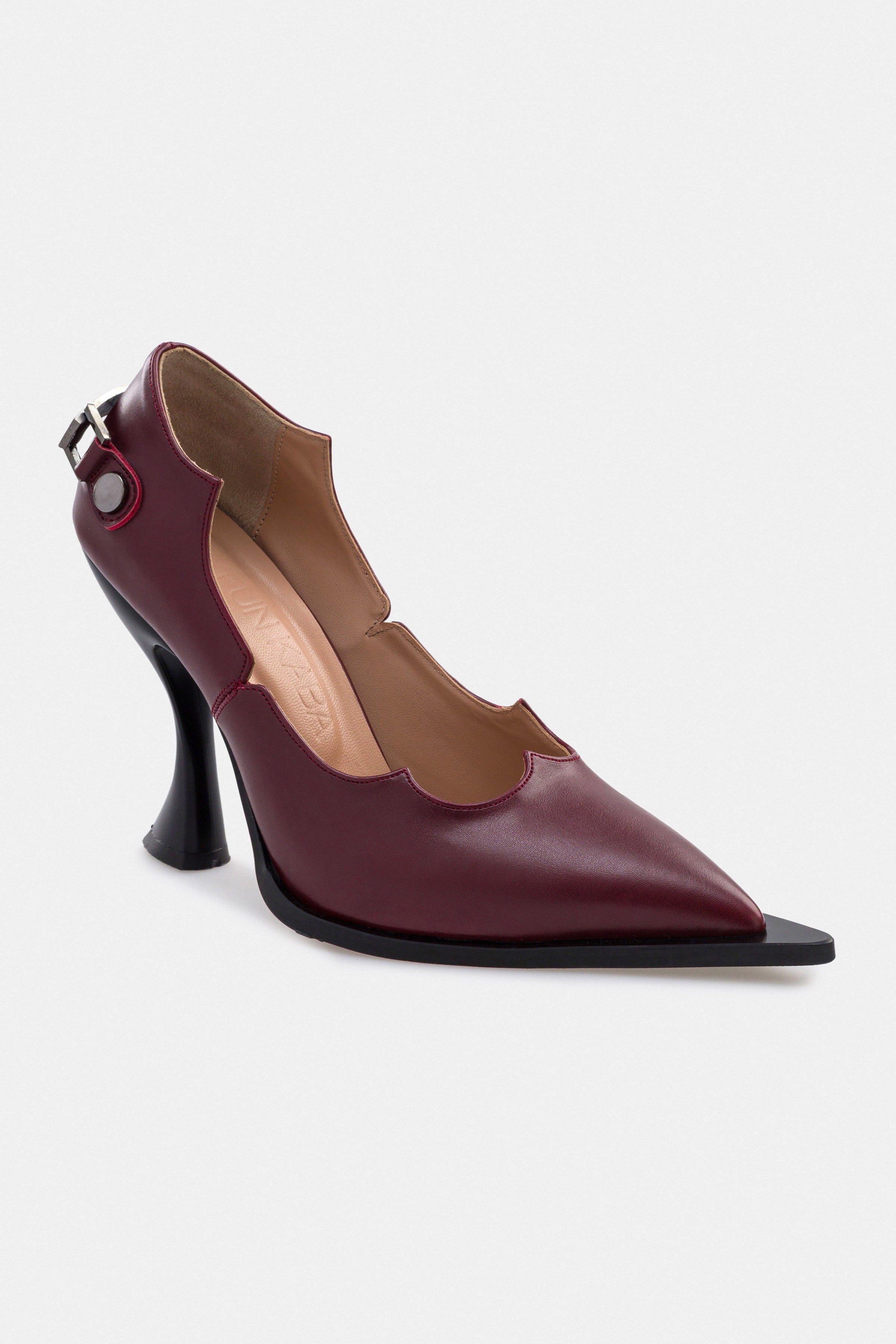 Burgundy Pumps – tayfunkaba