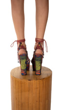 Printed Platform Pumps
