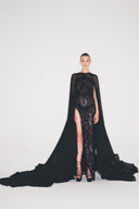 Strapless Embroidered Dress