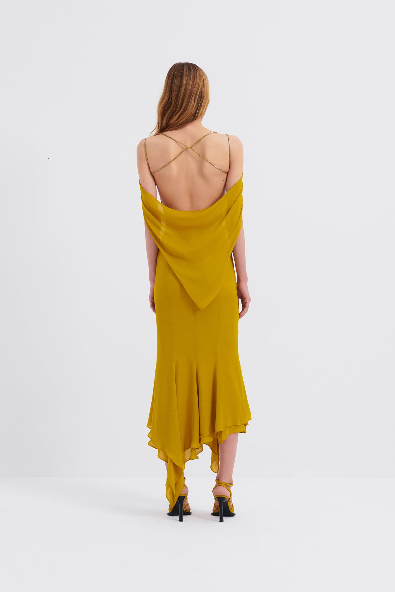 Off-To-Shoulder Midi Dress