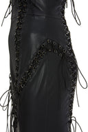 Vegan Leather Shorts